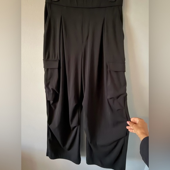 HALARA Pants - HALARA Women's Black Wide-Leg Trousers